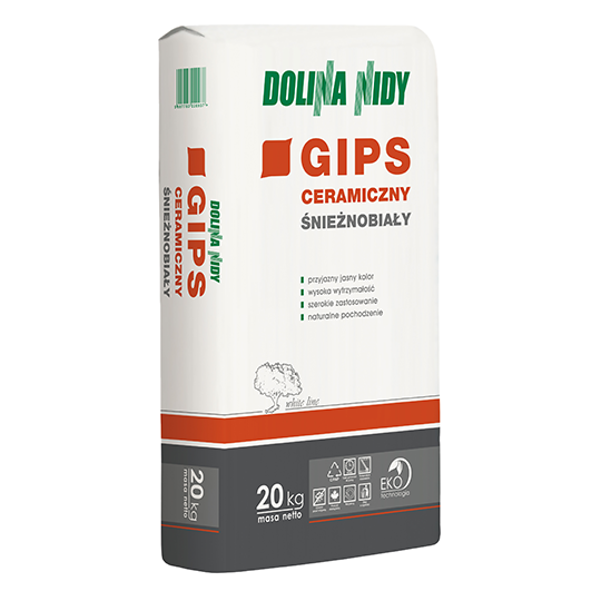 gips ceramiczny śnieznobiały dolina nidy