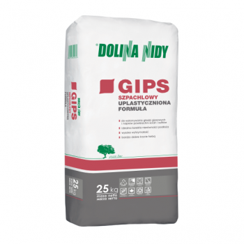 GIPS SZPACHLOWY Uplastyczniona Formuła